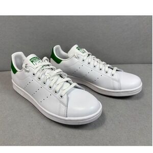 NWOB Authentic ADIDAS STAN‎ SMITH White/Green Leather Men's 8 M